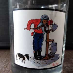 Norman Rockwell Arby’s Pepsi Tumbler “Chilling Chores” – vintage 1979