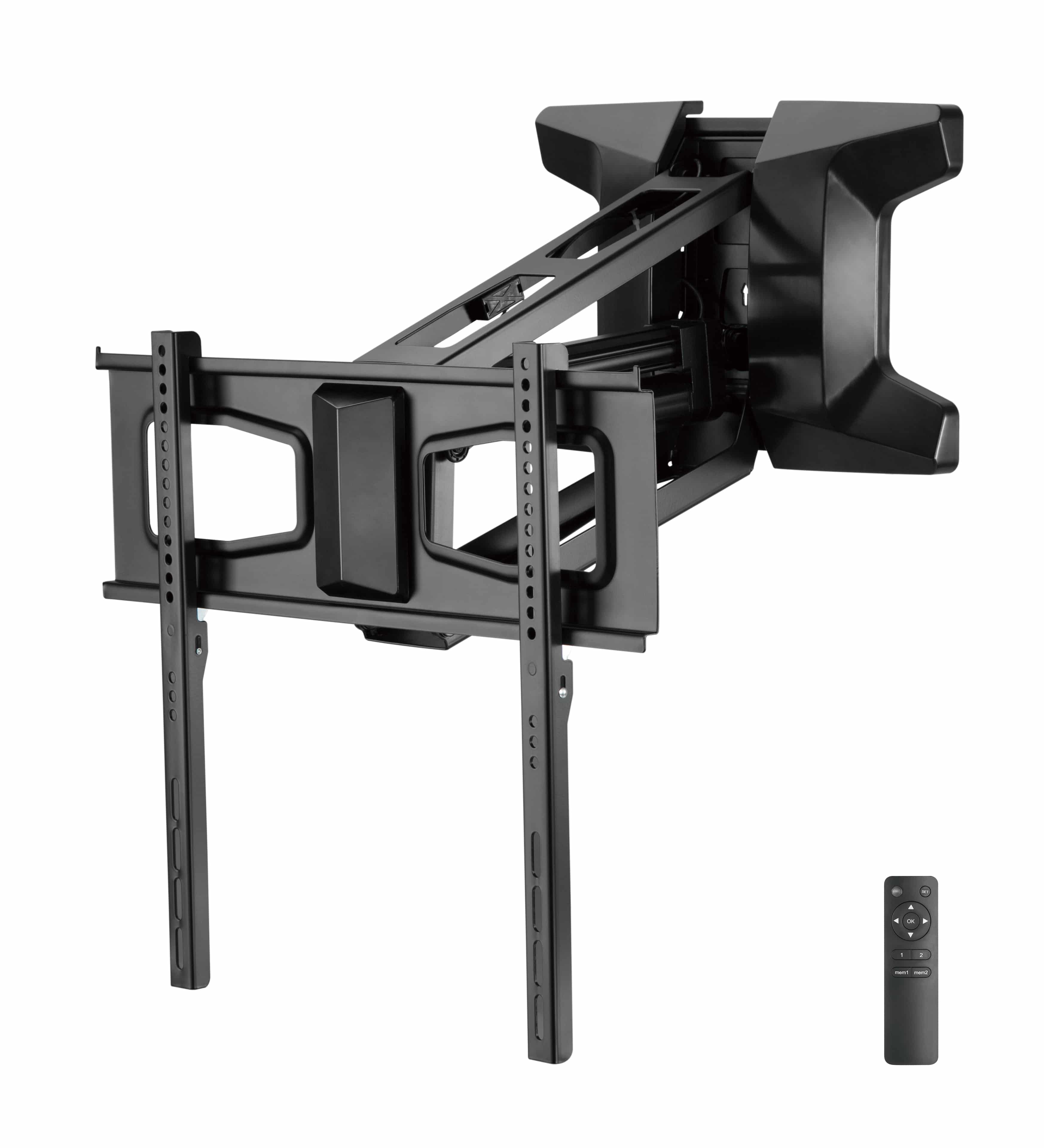 promounts-motorized-fireplace-mantel-tv-wall-mount-for-most-37-70-screens-holds-up-to-77-lbs-tv-bracket-for-led-lcd-oled-plasma-displays-both-flat-and-curved