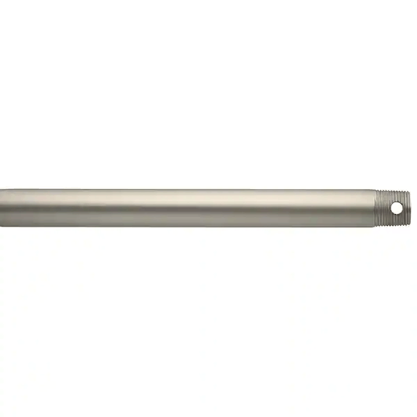 KICHLER 360000NI Independence 12 in. Brushed Nickel Dual Threaded ...