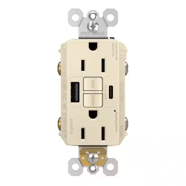 legrand-1597trusbacla-radiant-15-amp-125-volt-tamper-resistant-gfci-residential-commercial-decorator-duplex-outlet-with-a-c-usb-light-almond