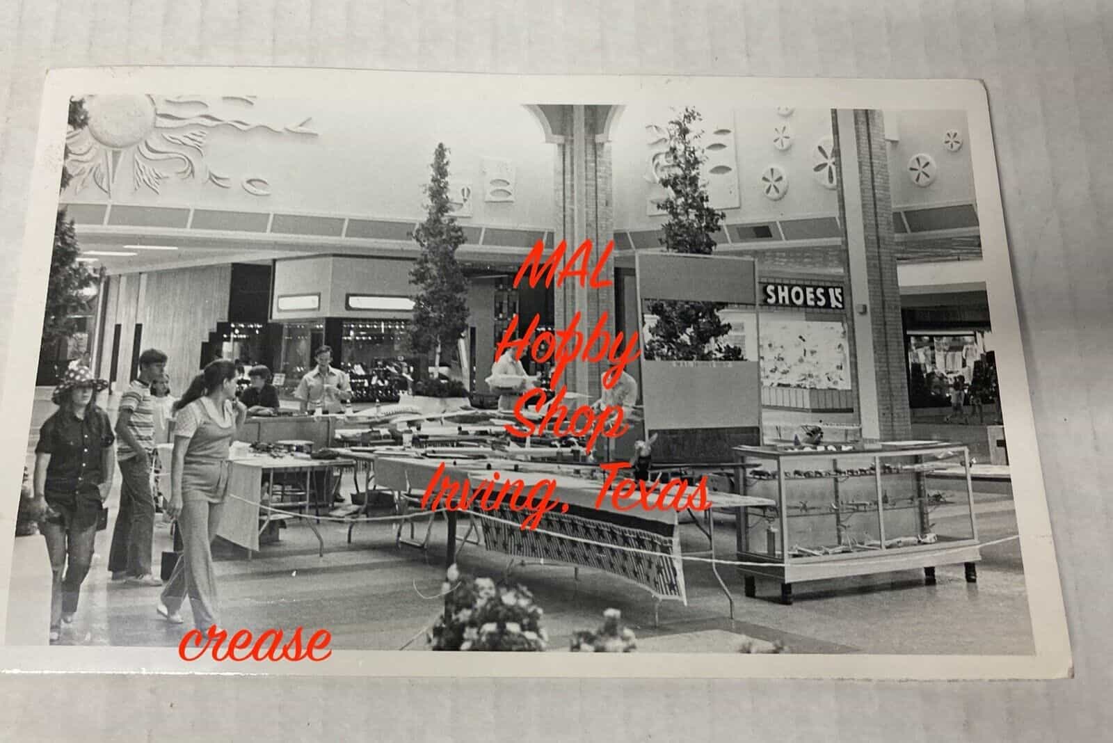 Original MAL Hobby Shop Irving Texas Vintage Photograph 8×5 inches