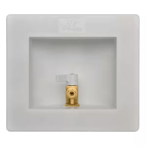 SharkBite 25032 1/2 in. Push-to-Connect Brass Ice Maker Outlet Box