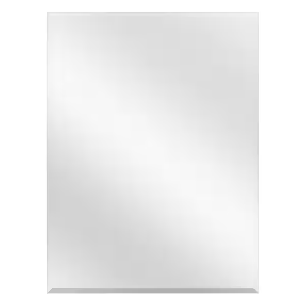 Glacier Bay 83015 19-5/8 in. x 26 in. Rectangular Recessed or Surface Mount Beveled Frameless Medicine Cabinet with Mirror