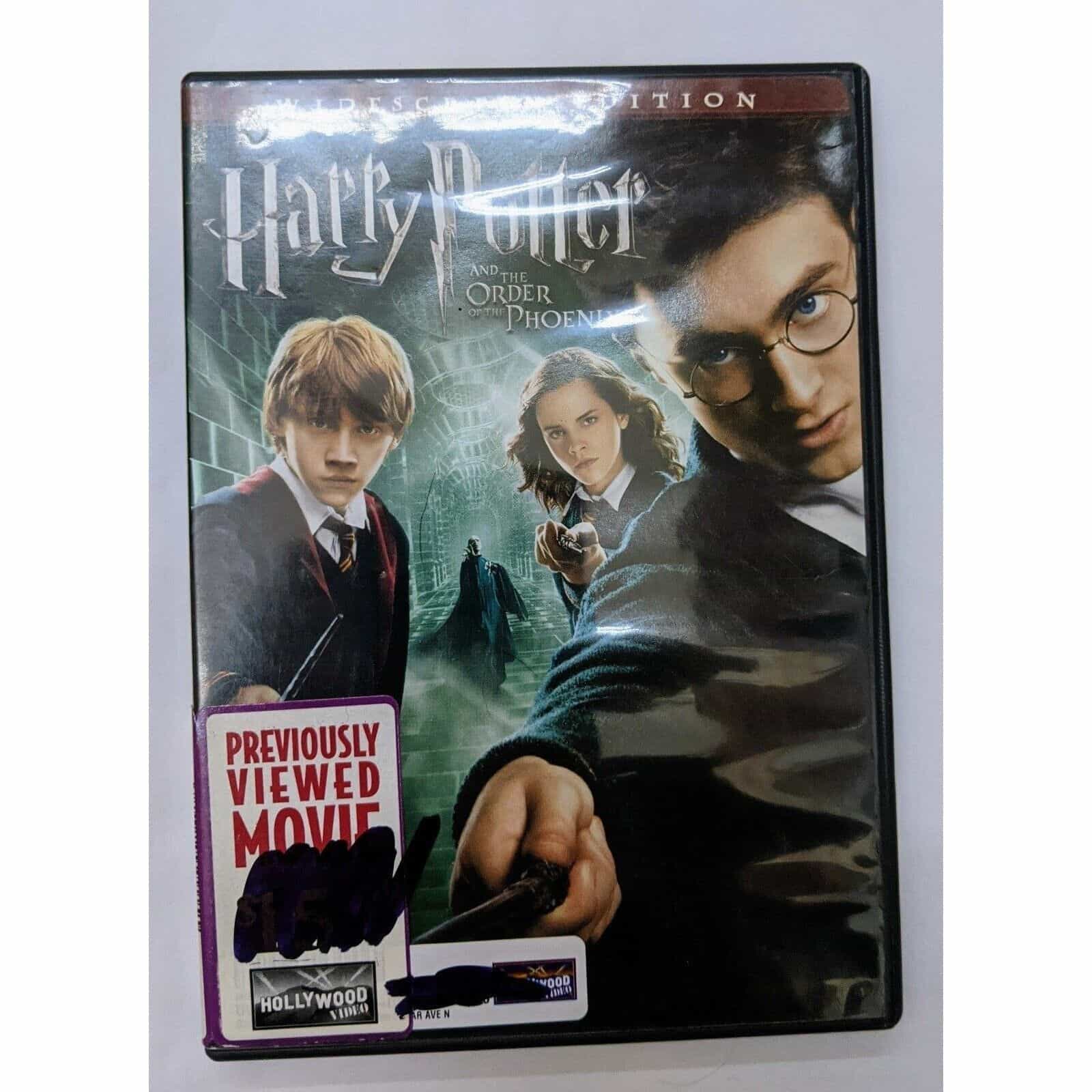 Harry Potter And The Order Of The Phoenix DVD movie