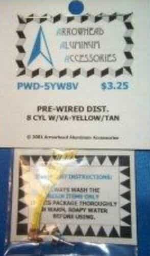 Pre-Wired Distributor ~ 8 Cyl. W/Vacuum Advance (Yellow/Tan)