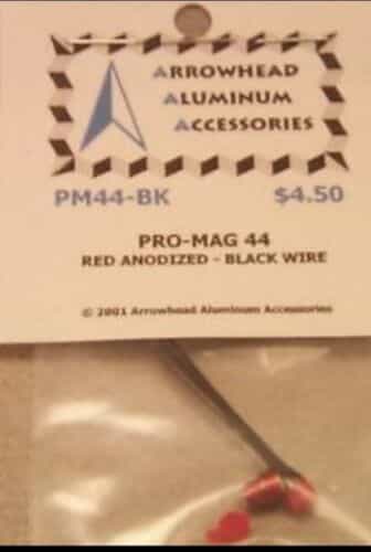 Pro-Mag 44 / Red Anodized ~ Black Wire