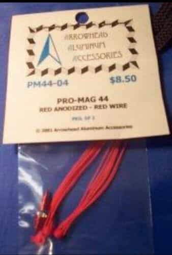 Pro-Mag 44 / Red Anodized ~ Red Wire (Pkg. Of 2)