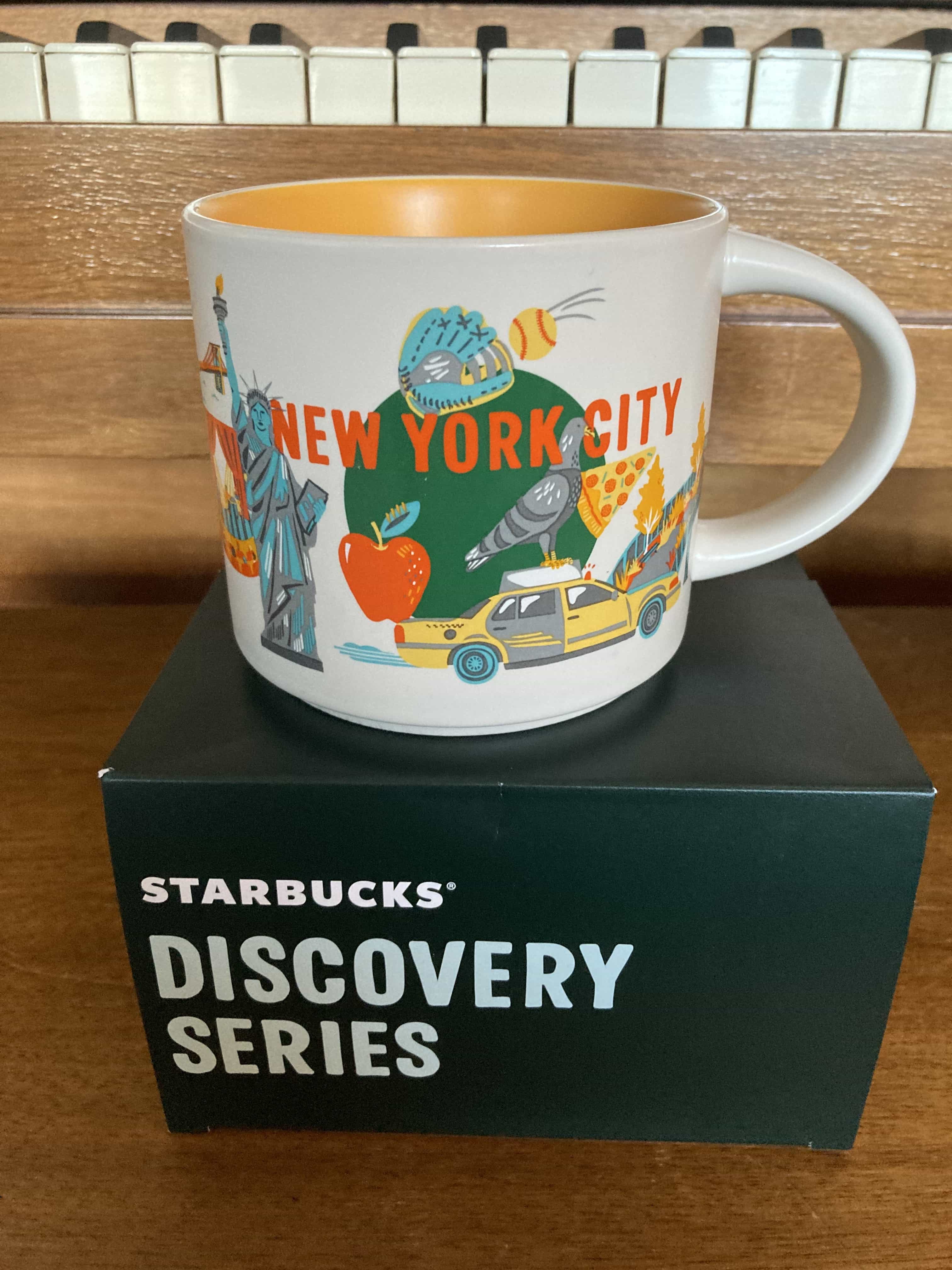 Starbucks Discovery New York City Taxi Baseball Subway 14oz Coffee Mug