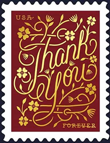 USPS Thank You (Sheet of 20) Postage Forever Stamps 2020 Scott #5519-5522