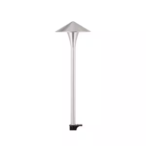 Hampton Bay KZB1501HX-01/AL Anderson Low Voltage Specialty Finish Hat Outdoor Landscape Path Light