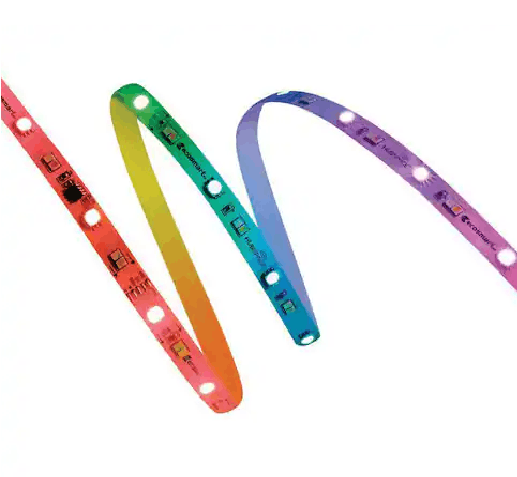 EcoSmart AL-TP-RGBICTW-1 16.4 ft. Smart RGBWIC Dynamic Color Changing Dimmable Plug-In LED Strip Light Powered by Hubspace