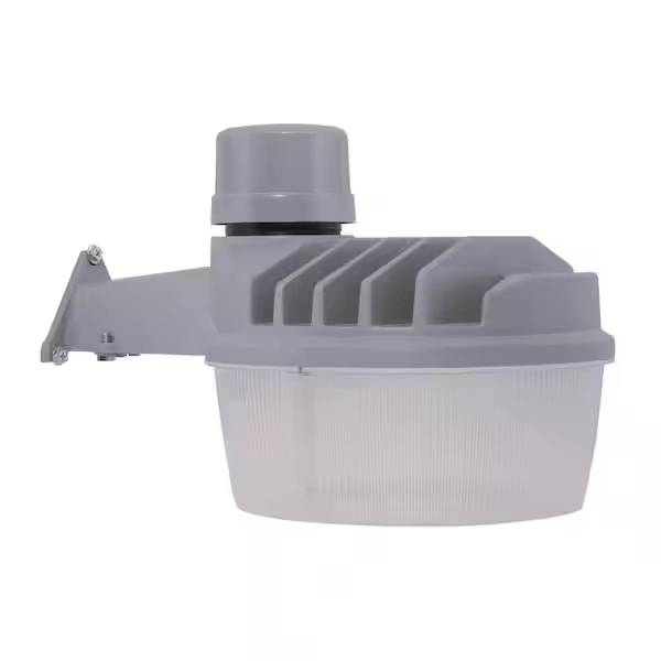 HALO ALS7A40GY ALS 48-Watt Equivalent Integrated LED Gray Dusk to Dawn Area Light, 4000K