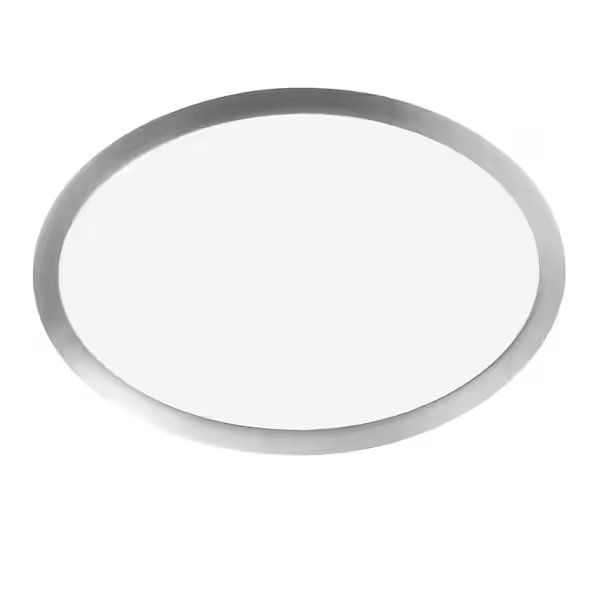 Commercial Electric 91967 Flexinstall Oval 16 in. Brushed Nickel Indoor Integrated LED Recessed Ceiling Light with 5CCT Plus DuoBright