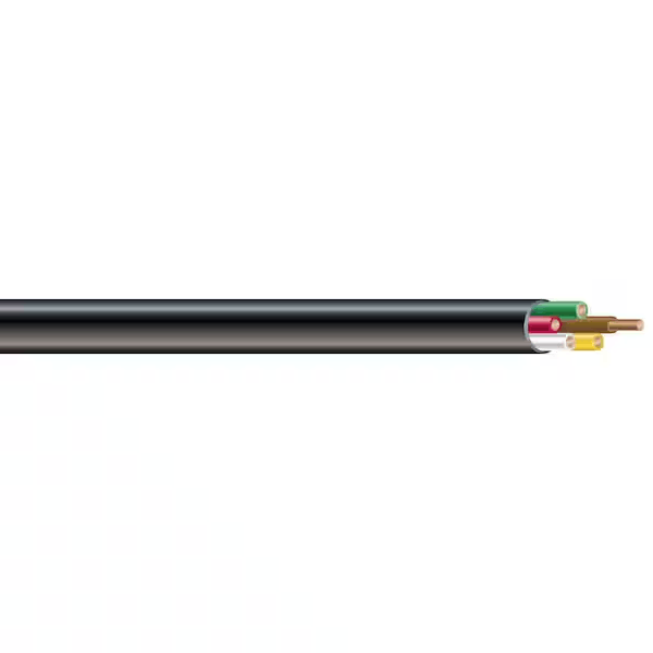 Southwire 49275143 100 ft. 18/5 Black Solid UL Burial Sprinkler System Wire