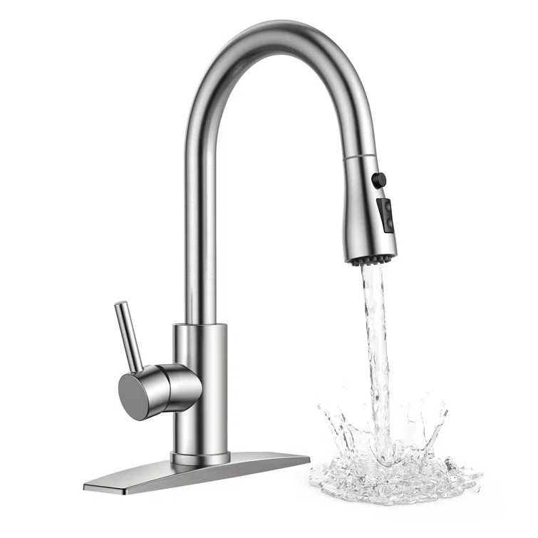 forious-ww003c-pull-down-single-handle-kitchen-faucet-with-accessories