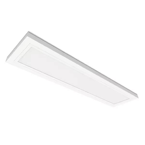 Commercial Electric FP0.5X2/6WY/WH/HD 6 in. x 2 ft. 12.5-Watt Dimmable White Integrated LED 950 Lumens Flat Panel Ceiling Flush Mount with Color Change 5CCT