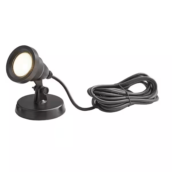 hampton-bay-5r1623-bk-1-light-integrated-led-black-low-voltage-pond-light