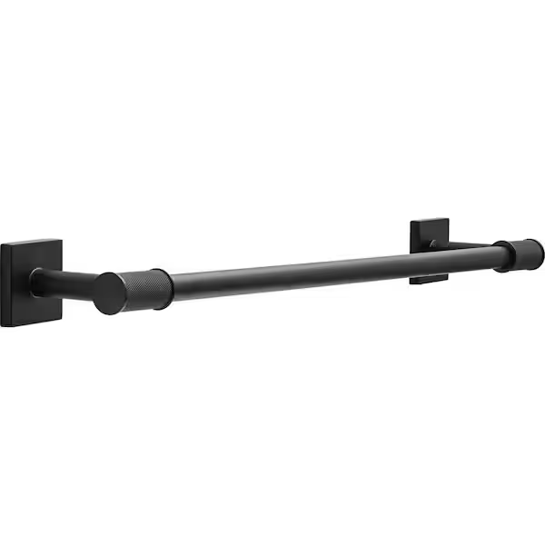 Delta AVE18-MB Averland 18 in. Wall Mount Towel Bar Bath Hardware Accessory in Matte Black