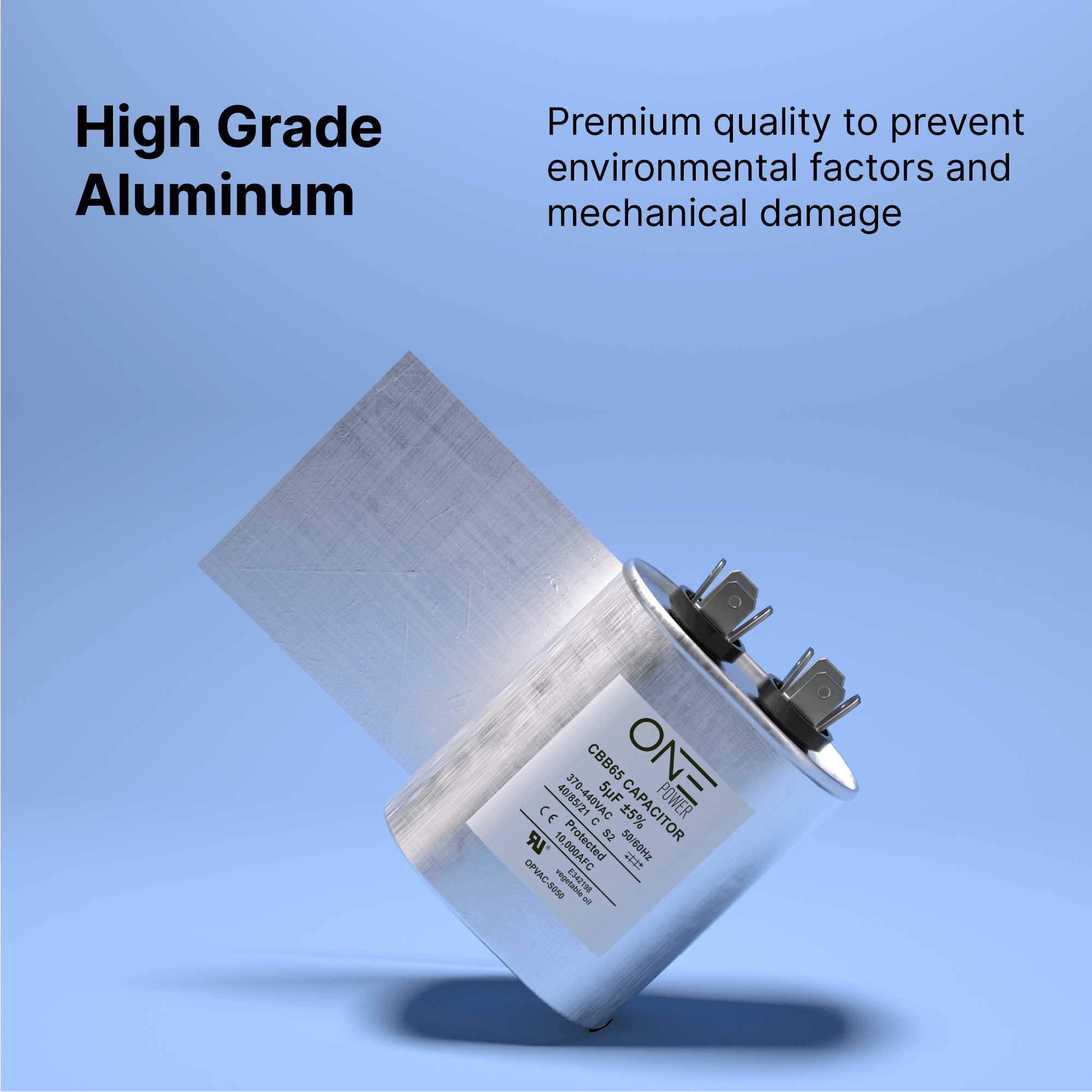 one-power-5-mfd-370v-or-440v-single-run-a-c-capacitor-5-uf-cbb65b-air-conditioner-capacitors-for-ac-unit-fan-motor-start-or-heat-pump-or-condenser-straight-cool