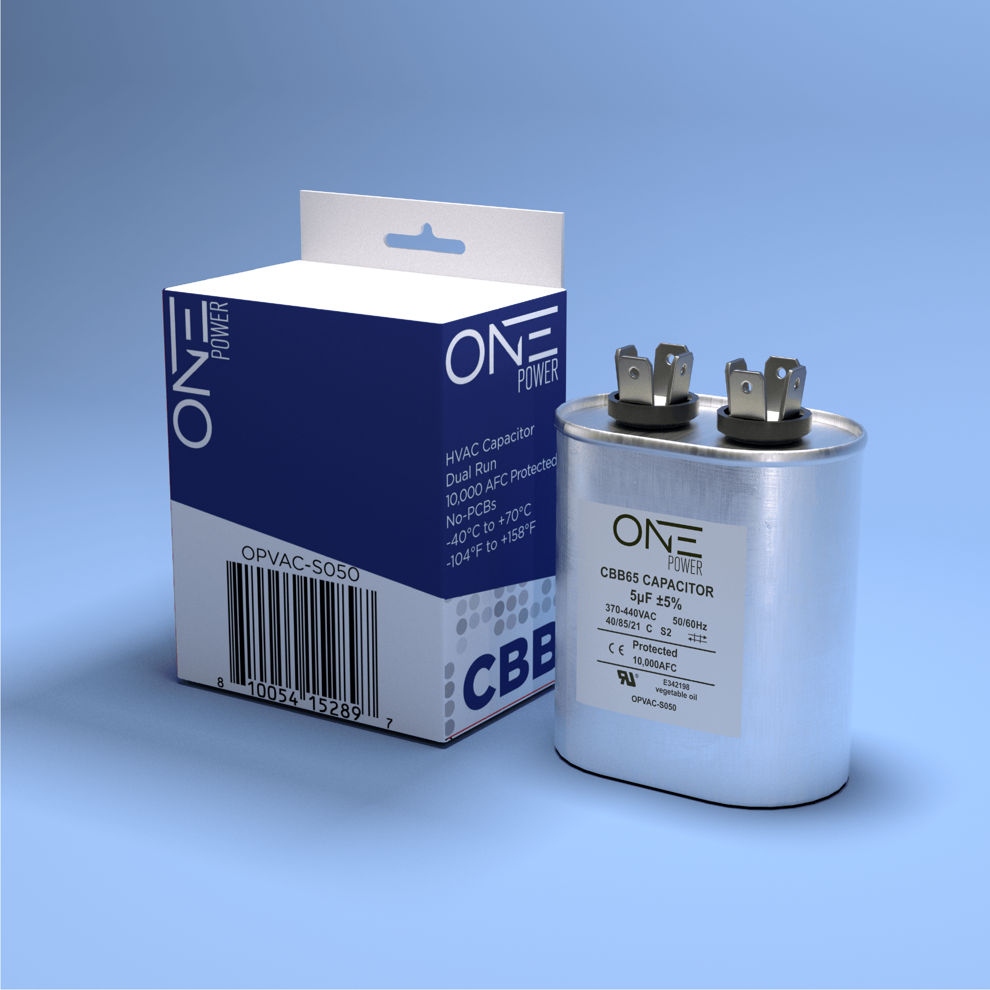 one-power-5-mfd-370v-or-440v-single-run-a-c-capacitor-5-uf-cbb65b-air-conditioner-capacitors-for-ac-unit-fan-motor-start-or-heat-pump-or-condenser-straight-cool