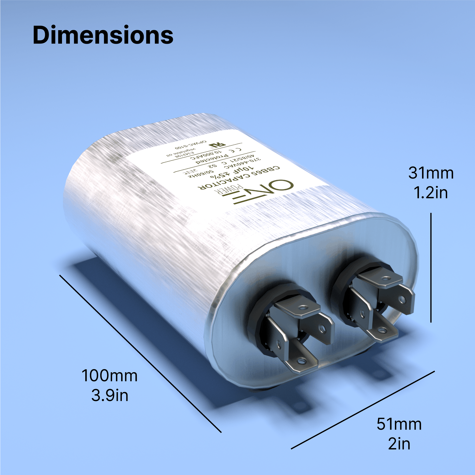 one-power-12-5-mfd-370v-or-440v-single-run-a-c-capacitor-12-5-uf-cbb65b-air-conditioner-capacitors-for-ac-unit-fan-motor-start-or-heat-pump-or-condenser-straight-cool