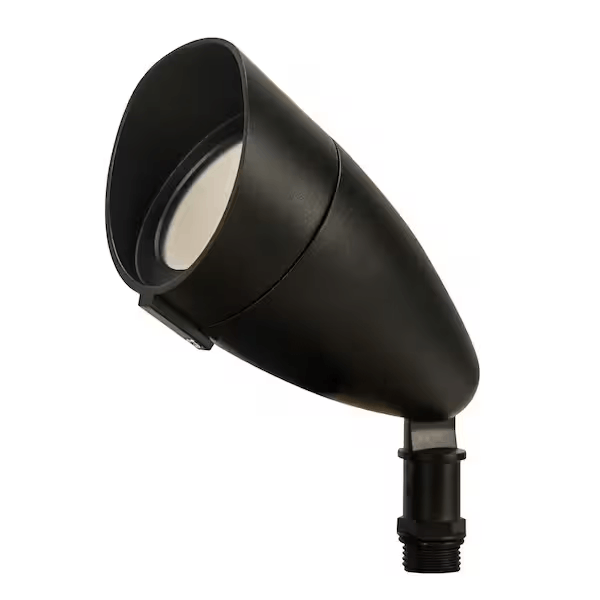Commercial Electric LSPM-14WD05 120-Volt to 277-Volt 14-Watt 1100 Lumens Black Integrated LED Outdoor Flood Light