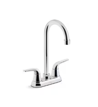 KOHLER 30617-CP Jolt 2-Handle Bar Sink Faucet in Polished Chrome