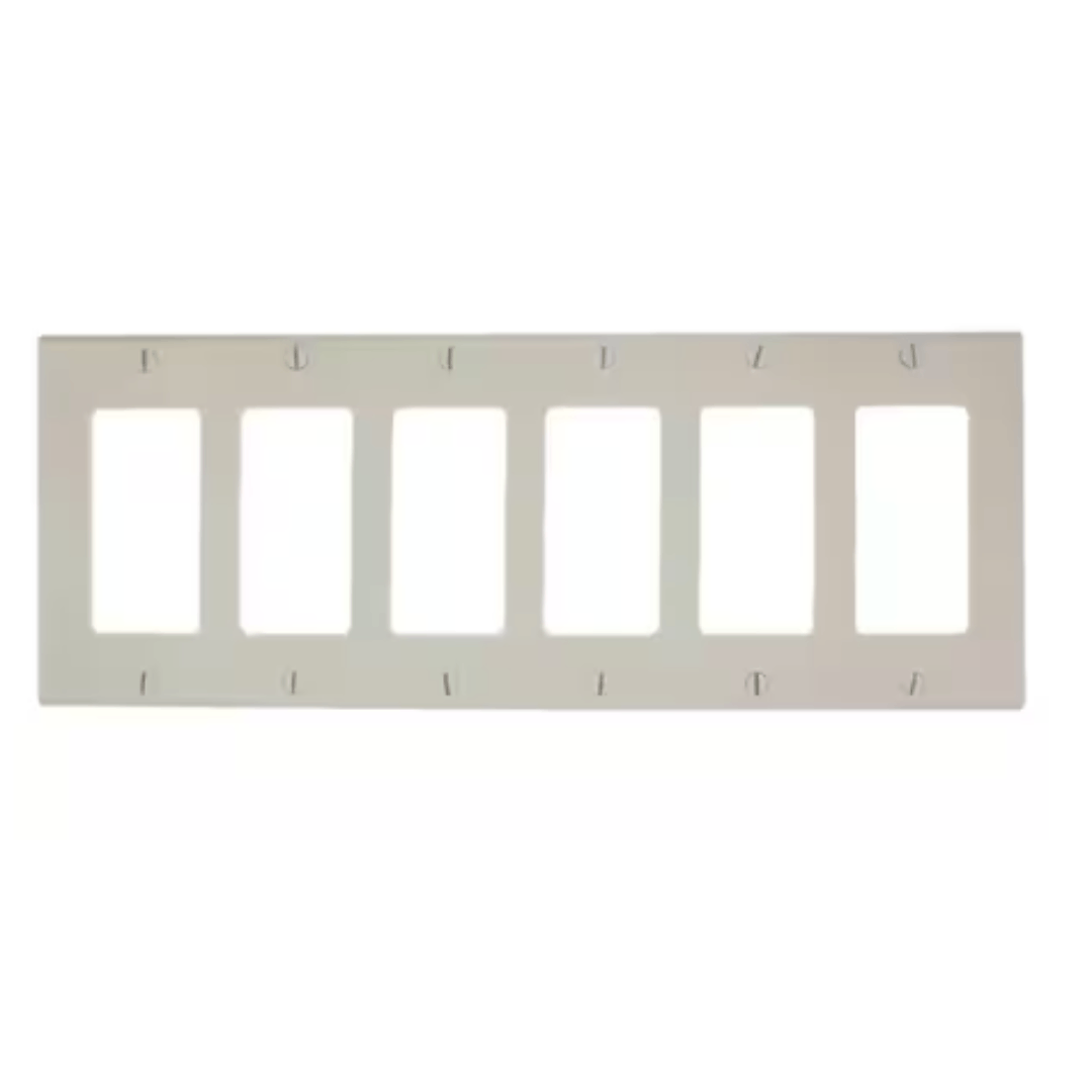 leviton-80436-t-6-gang-light-almond-decora-rocker-plastic-standard-wall-plate-1-pack-80436-t