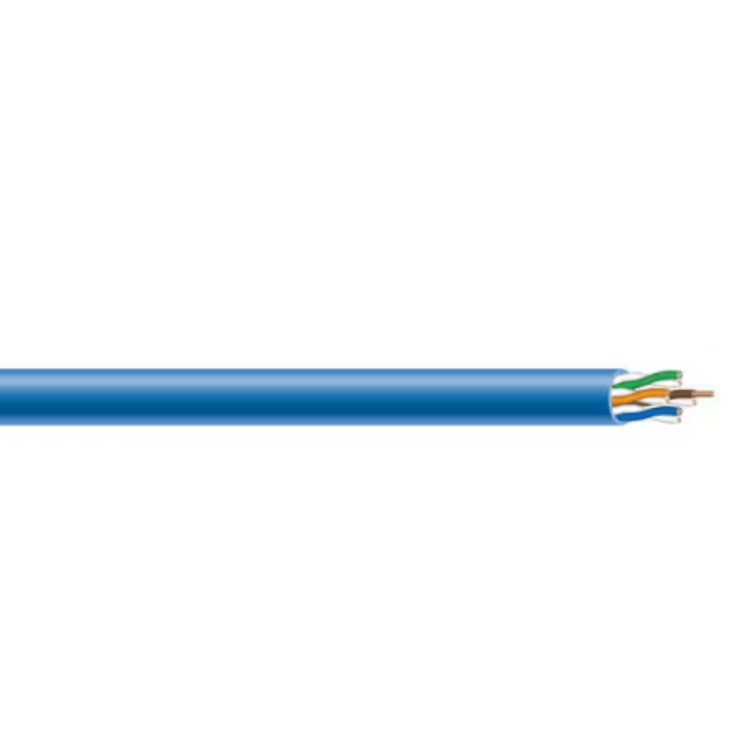 Southwire 56918942 500 ft. Blue 23/4 Solid CU CAT6 CMR (Riser) Data Cable