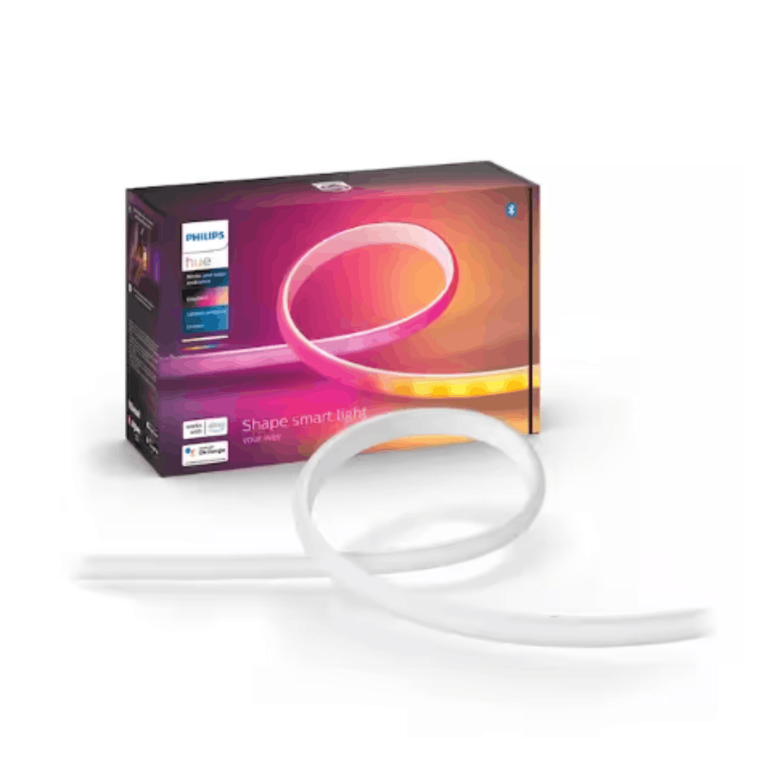 Philips 570556 Hue 6.6 ft. LED Smart Gradient Color Changing Strip Light Base Kit with Bluetooth (1-Pack)