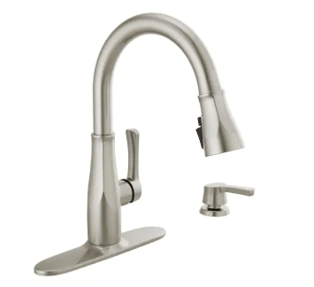 Delta 19875Z-SPSD-DST Owendale Single-Handle Pull-Down Sprayer Kitchen Faucet with ShieldSpray Technology in SpotShield Stainless