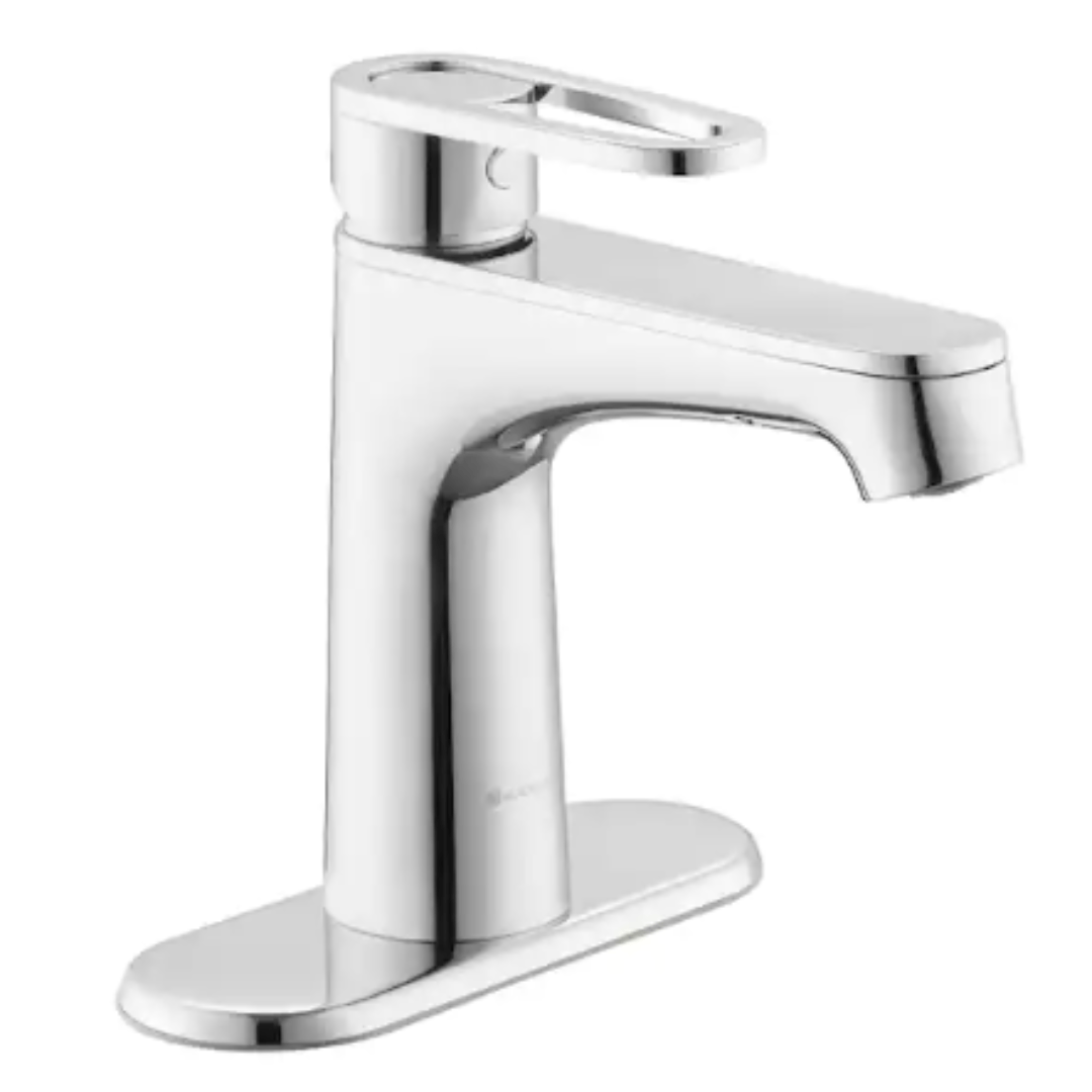 Glacier Bay 1008 251 193 Kendrick Single-Handle Single Hole Bathroom Faucet in Chrome