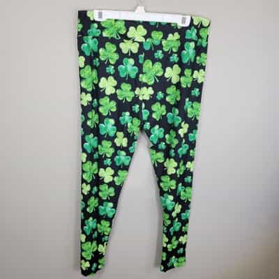 jaam-shamrock-print-polyester-spandex-ankle-leggings-tall-and-curvy
