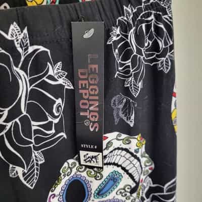 leggings-depot-sugar-skull-polyester-spandex-ankle-leggings-extra-plus-size