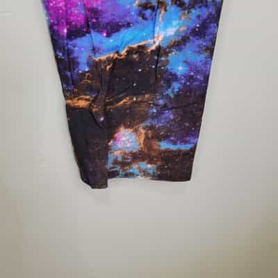 new-mix-dark-galaxy-polyester-spandex-ankle-leggings-extra-plus-size