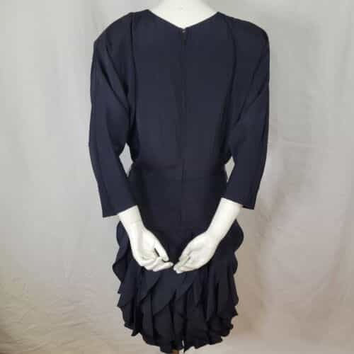 betsy-adam-black-ruffle-skirt-faux-pearl-accent-sheath-dress-size-9-10