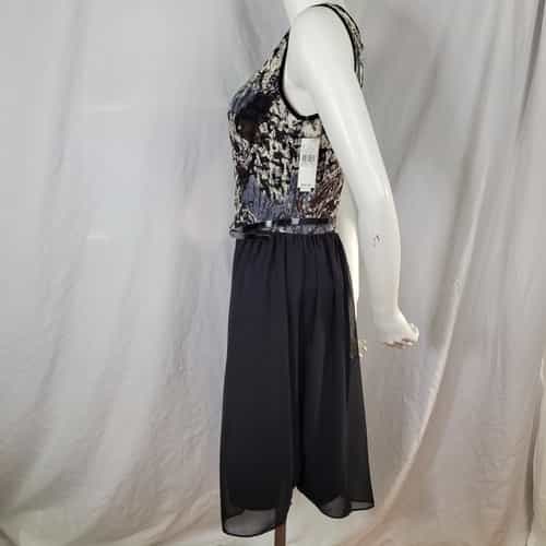 ab-studio-lined-sleeveless-mesh-bodice-zipper-back-belted-dress-size-10