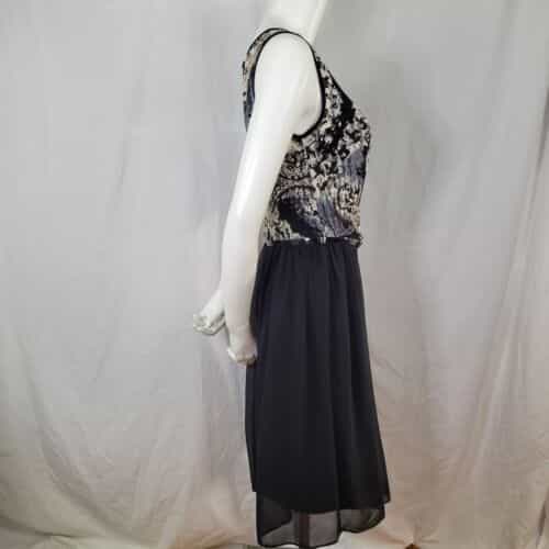 ab-studio-lined-sleeveless-mesh-bodice-zipper-back-belted-dress-size-10