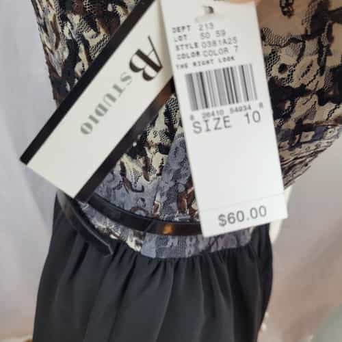 ab-studio-lined-sleeveless-mesh-bodice-zipper-back-belted-dress-size-10