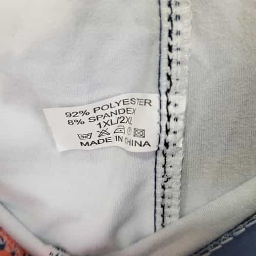 dark-teal-polyester-and-spandex-hot-drink-and-circle-print-leggings-size-1xl-2xl