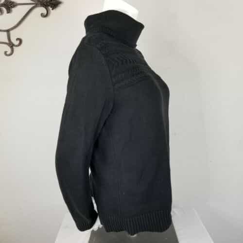 jones-new-york-sport-classy-black-cotton-blend-sweater