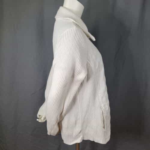 croft-barrow-ivory-quilted-full-zipper-front-sweater-jacket