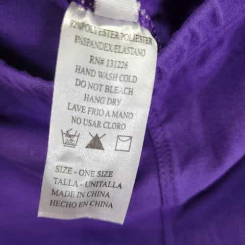new-mix-solid-purple-polyester-spandex-ankle-leggings-one-size-fits-all