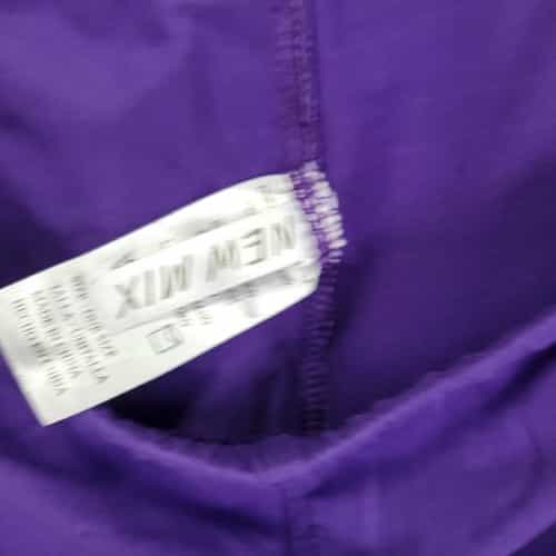 new-mix-solid-purple-polyester-spandex-ankle-leggings-one-size-fits-all