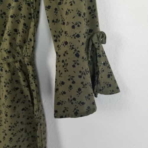 art-class-olive-green-floral-print-romper