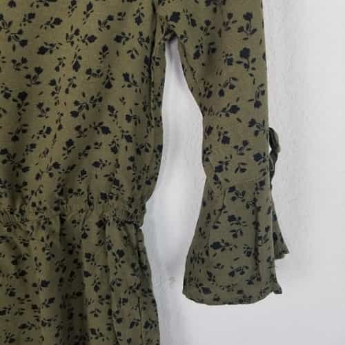 art-class-olive-green-floral-print-romper