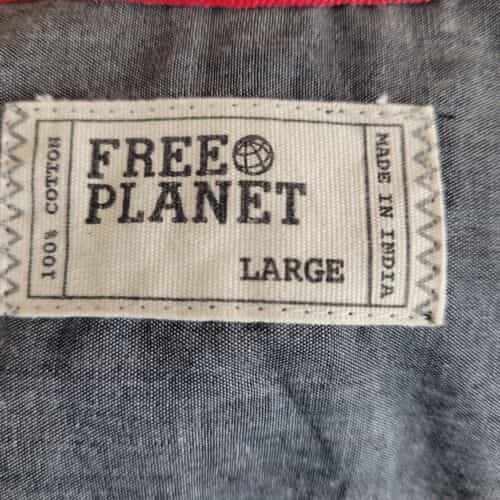 free-planet-black-button-down-santa-hat-believe-short-sleeve-collar-shirt-size-l