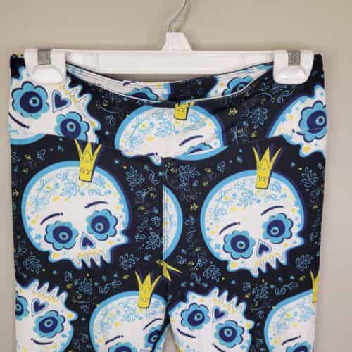 dren-designs-royal-sugar-skull-polyester-spandex-ankle-leggings-one-size-fits