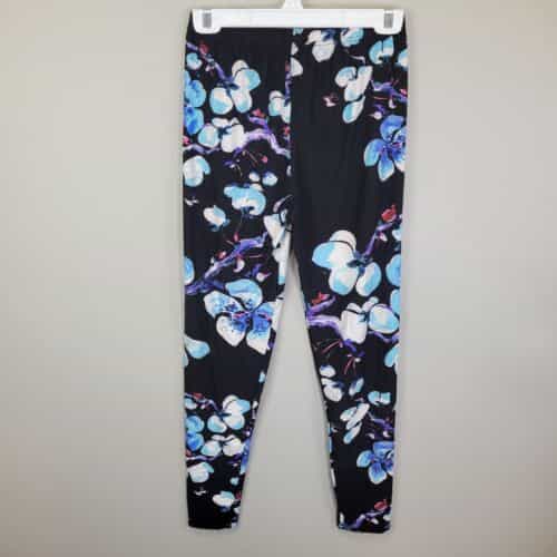 watercolor-pastel-flower-print-polyester-spandex-ankle-leggings-plus-size