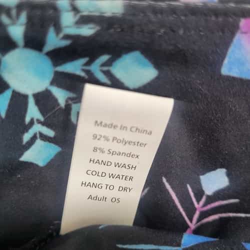 jaam-pastel-oversized-snowflake-print-polyester-spandex-ankle-leggings-one-size